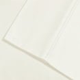 thumbnail image 3 of Blue Nile Mills Solid 1000-Thread Count Cotton Blend Deep Pocket Sheet Set, Queen Sheet, Ivory, 3 of 6