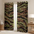 thumbnail image 2 of Castle Fairy Camouflage Blackout Curtains Set of 2 (52x84 Each),Geometric Window Curtains, 2 of 6