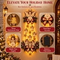 thumbnail image 4 of Angel Hanging LED Christmas Light, Lighted Holiday Window and Porch Decor, Showcasing Detailed Illuminated Cascading Display, Useful Across Window Wall Railing in Room Decor Setup, 4 of 8