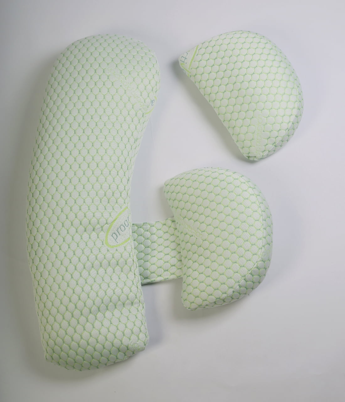 TemBe Pregnancy Pillow, Soft Maternity Body Pillow with Detachable and Adjustable Pillow Cover Support for Belly, Back, Legs, and HIPS