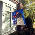 thumbnail image 2 of Landseer Newfoundland USA American Flag Canvas House Size, 2 of 5