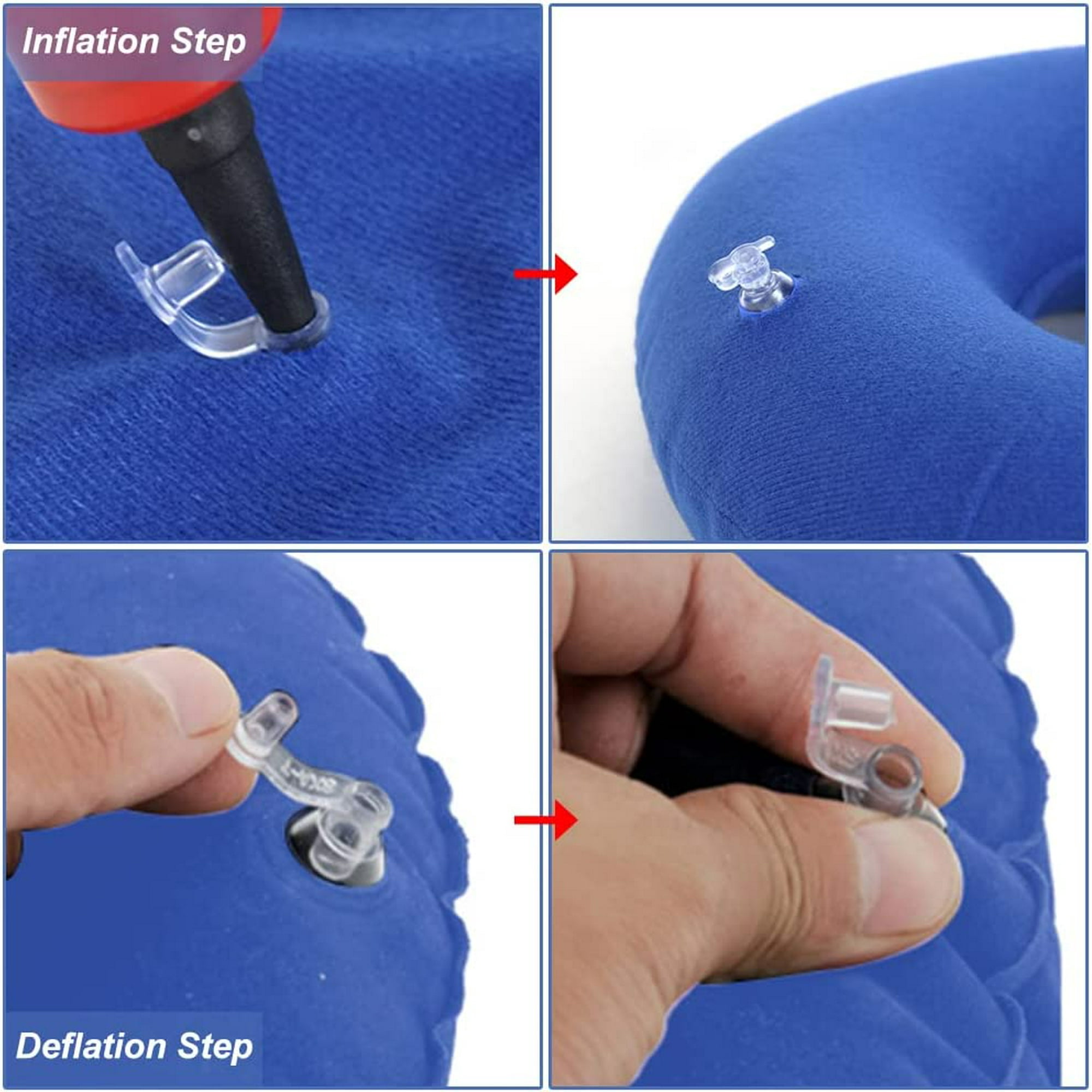 Inflatable Hemorrhoid Ring Seat Donut Inflatable Ring Cushion Inflatable Ring Seat Cushion for Postnatal Tailbone Pain Hemorrhoids in Home Office