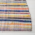 thumbnail image 4 of SAFAVIEH Rag Petar Striped Cotton Area Rug, Ivory/Multi, 4' x 6', 4 of 12