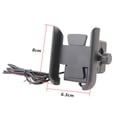thumbnail image 3 of Motorcycle Phone Holder For Ducati Multistrada 1000 S on Blackline Breakout Cross Bones Dyna, 3 of 8