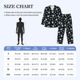thumbnail image 4 of Yiaed Daisies Flowers Print Men’s Pajamas Set - Long Sleeve Button Down Sleep Shirt and Pajama Bottoms Sleepwear Set Mens Pjs Sets Men's Pajama Bottoms-X-Large, 4 of 7
