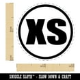 thumbnail image 2 of Extra Small XS Size Tag Self-Inking Rubber Stamp Ink Stamper - Fuchsia Ink - Mini 1/2 Inch, 2 of 7