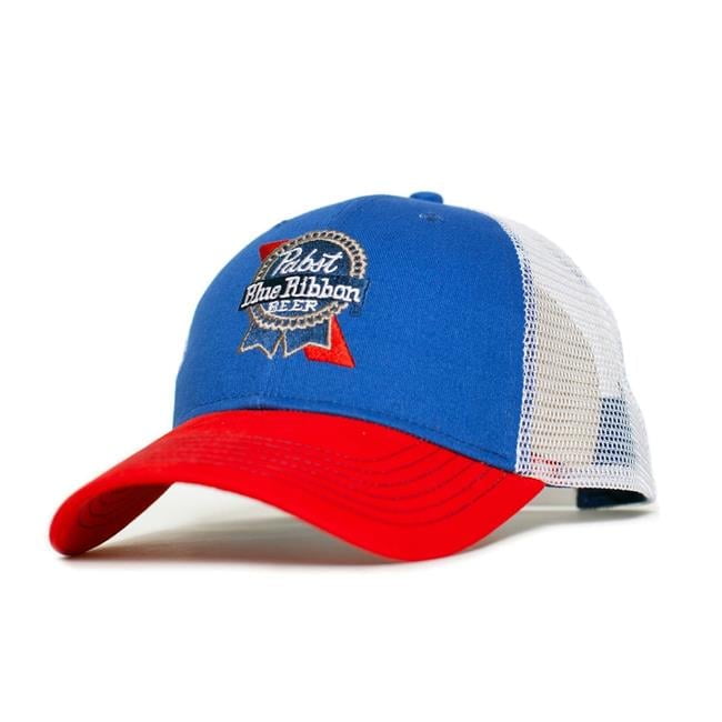帽子 [PORKCHOP PABST BlueRibbon BUCKET HAT L] Official Pabst Blue Ribbon Beer Logo Reversible Cotton