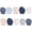 Foxes, variant on Infant Boy Cotton Scratch Mittens, Forest, 0-6 Months