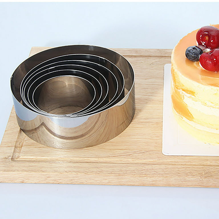 6Pcs baking tool Cake and Mousse Ring Cake baking molds Metal Cake
