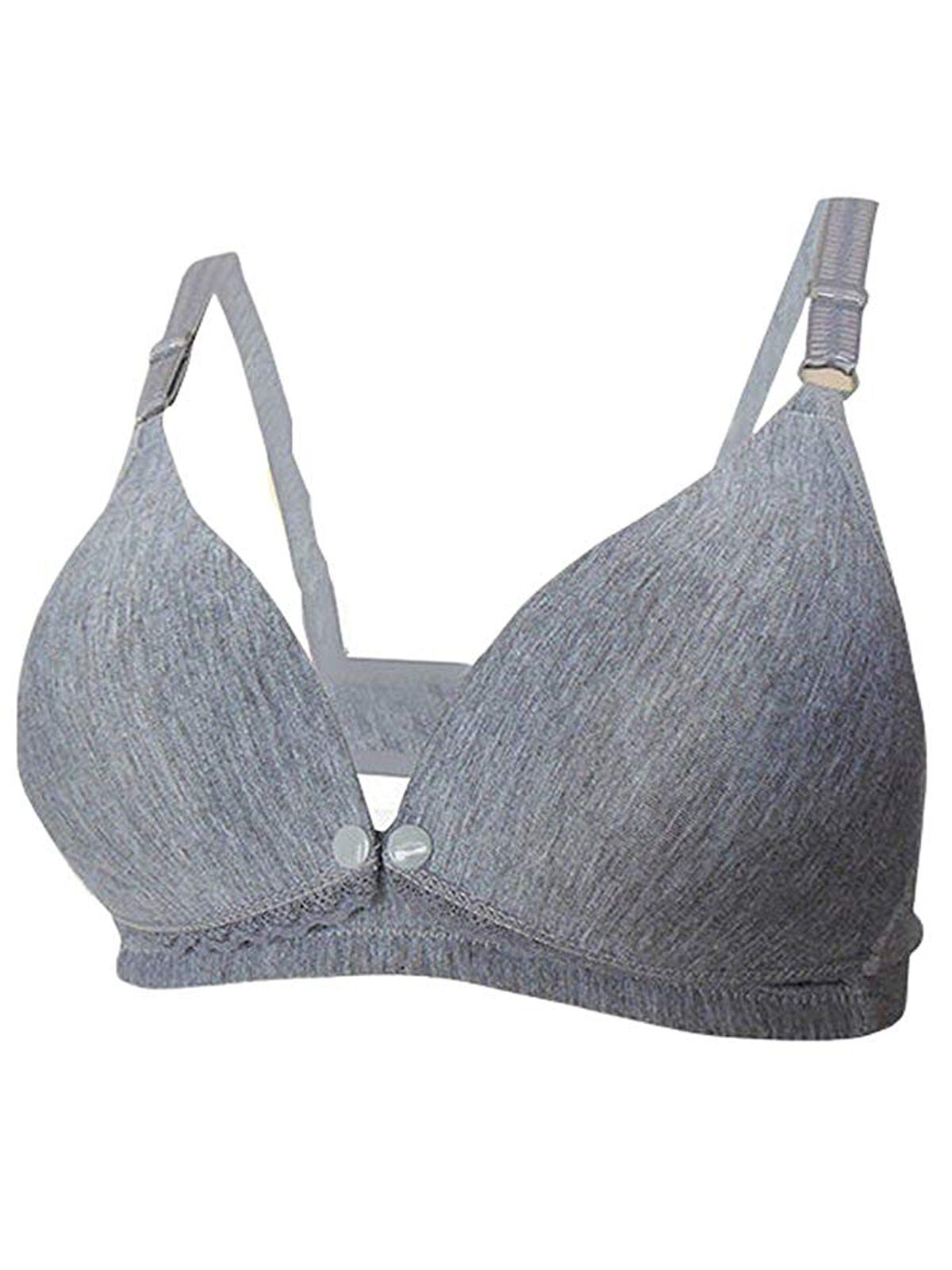 Multitrust Soft Women's Seamless Nursing Bra Maternity Bra Push Up