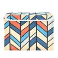thumbnail image 7 of Yayeee Collapsible Cube Storage Bin with Lid Fabric Closet Decorative Basket with Handles, Blue Geometric, 7 of 7