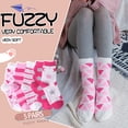 thumbnail image 2 of Calcetines Mullidos y Cálidos para Mujer EBMORE 5 Pares Rosados, 2 of 7