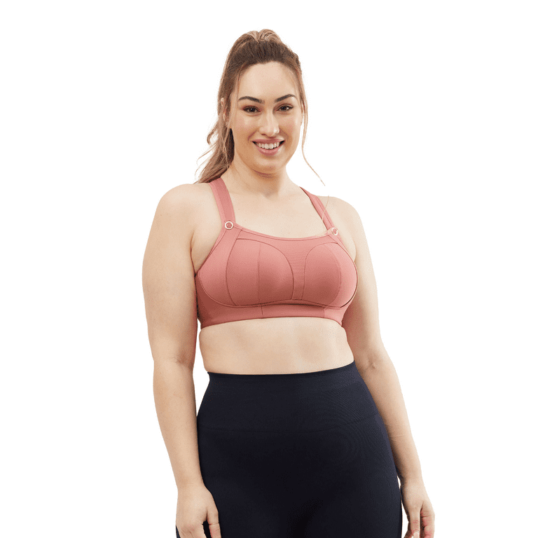 Cake Maternity Popcorn X-Busty Wire Free Nursing Sports Bra for  Breastfeeding, Wireless Maternity Bra (for H-J Cups), Brick, Medium