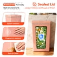 thumbnail image 5 of BestOffice 13 Gallon Automatic Plastic Trash Can with Lid, Touch Free with Motion Sensor for Indoor Use(Pink), 5 of 8