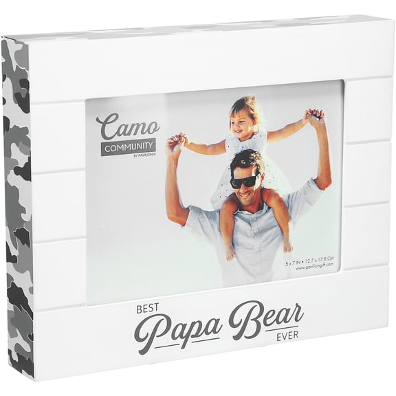 Papa Bear 9 x 7.25 MDF Frame (Holds a 7 x 5 photo)