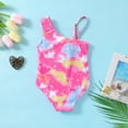 thumbnail image 4 of LUOGENLI Swimsuit Girls Easter Swimsuits Size 8-10. Two Piece Kids Girls Easter Swimsuits One Shoulder Ruffle Swimwear Plaid Bathing Suit Girls Swimsuit Size 7-8 Bikini 100, 4 of 6