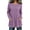 Purple, variant on Mgmyaa Women's Round Neck Long Sleeve Tunic Top with Front Pockets Casual Solid Color Loose Fit Pullover Shirt