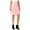 Pink, variant on Kensie Womens Asymmetrical Wrap Skirt, Grey, Small