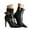 Black, variant on UngA Burgundy Boots Knee High Boots for Women Pointed Toe Tall Boots Long Heeled Boots Black,6.5