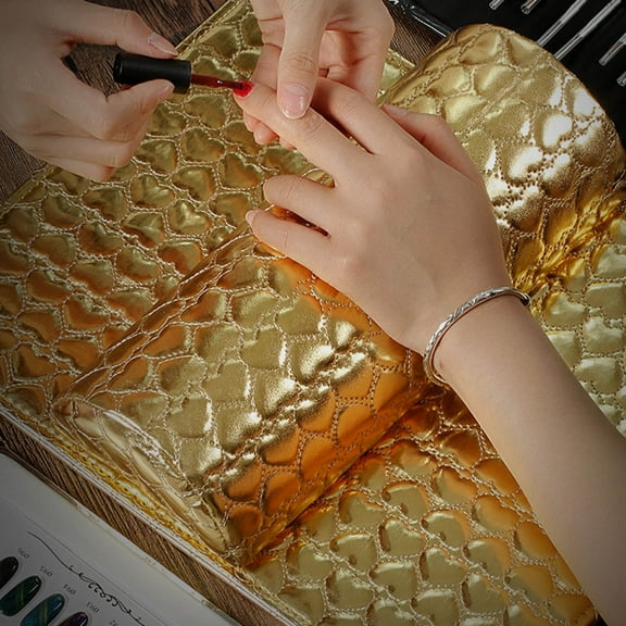 opvise 1 Set Nail Hand Pillow Comfortable Easily Cleaning Convenient Waterproof Manicure Art Wrist Support Holder Pad