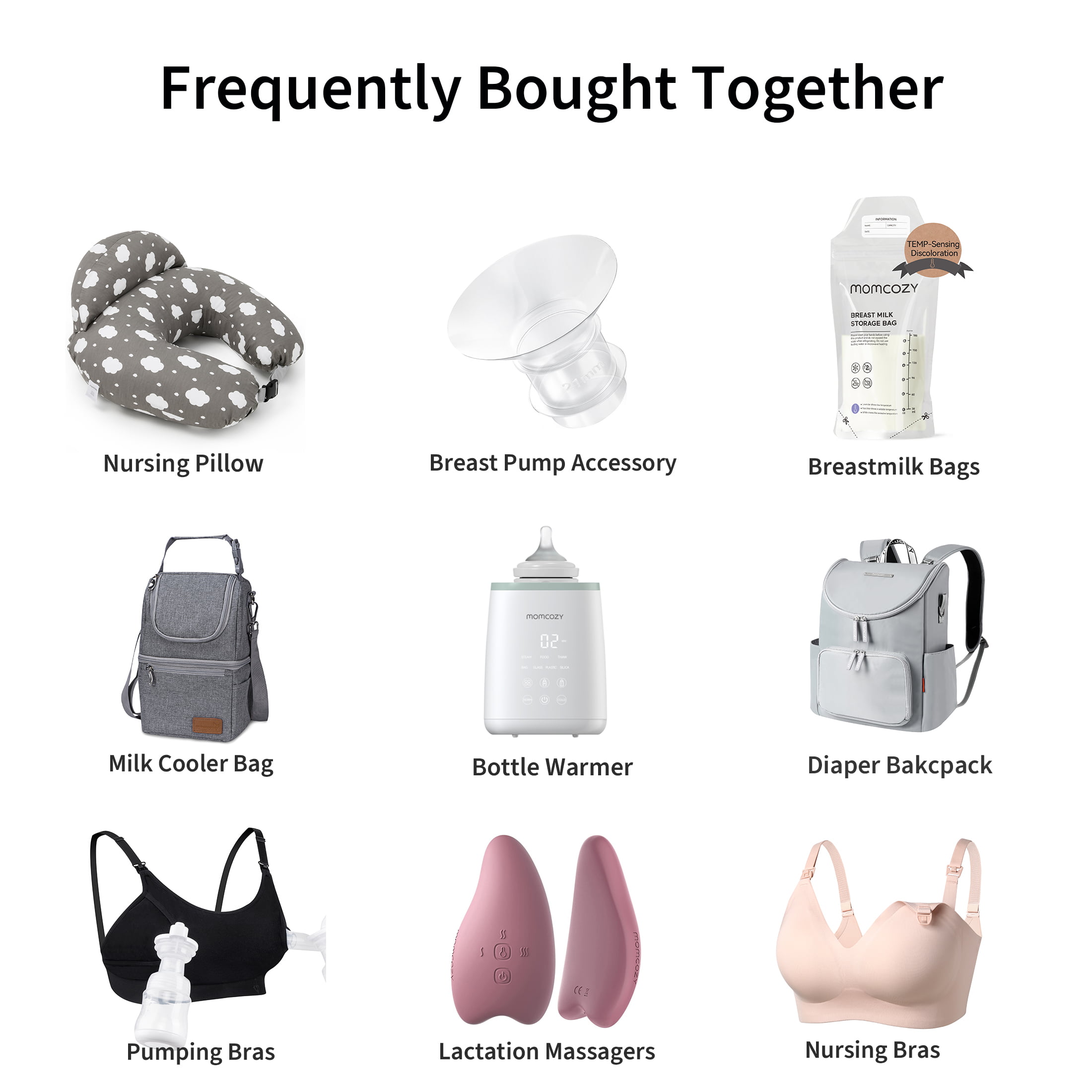 NEW NIB CPPSLEE S12 WEARABLE ELECTRIC BREAST PUMP LED 2 MODS 9 LEVELS