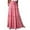 #004-Pink, variant on Xyxonk Women's Elastic Long Maxi Skirt Paisley Print High Waist Tie Skirts Spring Summer Pleated Beach Dress with Pockets Hot Pink S