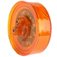 thumbnail image 4 of CCIYU 8x 2.5" Amber Round Truck Trailer Clearance Marker Led Round Side Marker Light Flush Mount, 4 of 5