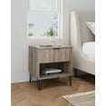 thumbnail image 2 of Manhattan Comfort DUMBO 1.0 Nightstand made from Engineered Wood - Rustic Gray, 2 of 11