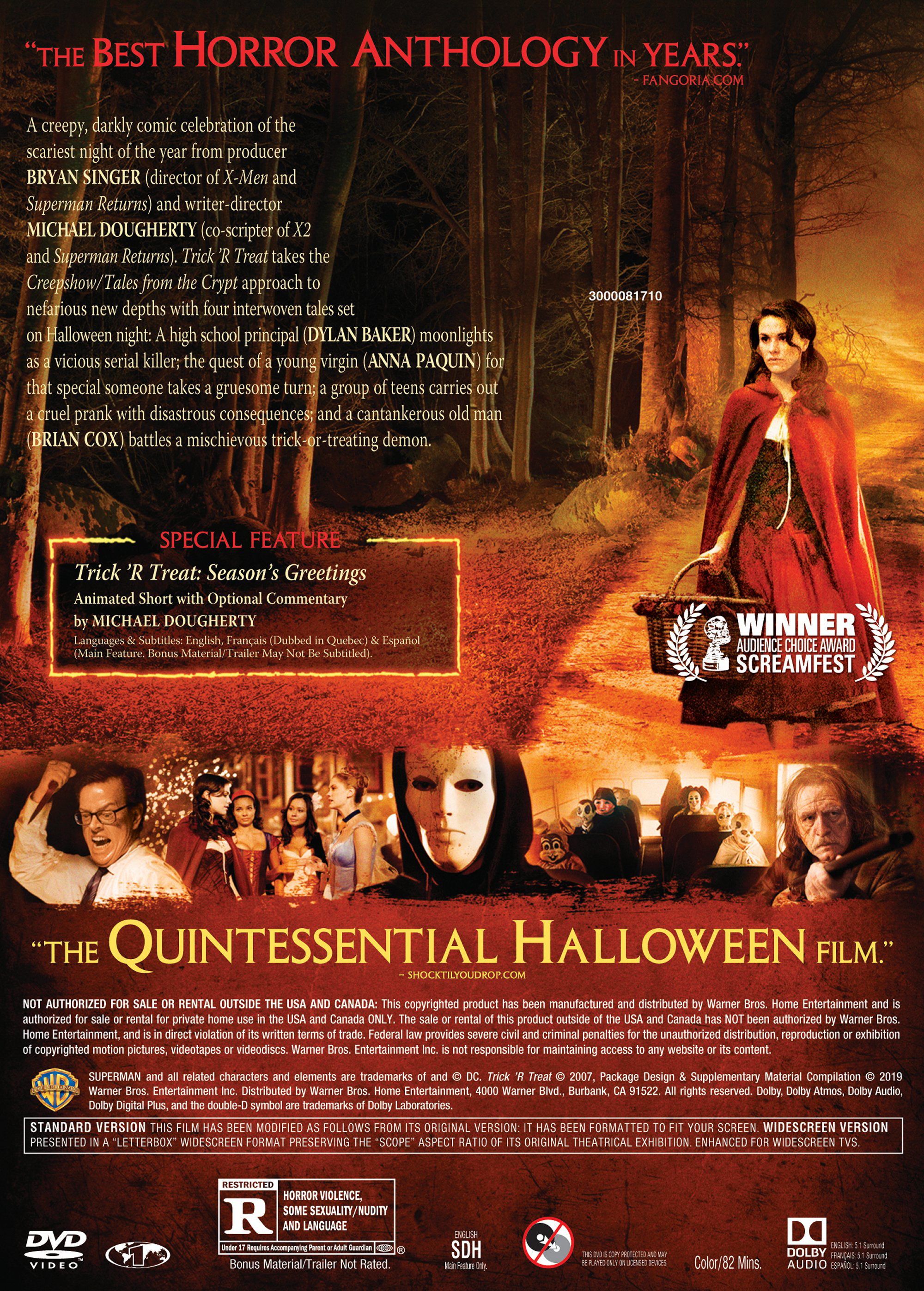 Trick 'r Treat (DVD), Horror, Warner Bros.