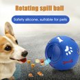 thumbnail image 3 of Pet Tough-Treat Ball Food Dispenser Cat Dog Rotary Funny Toy Speravity PT001505-02, 3 of 6