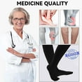thumbnail image 2 of MARTINE MALL 2 Pair Black Knee High Graduated Compression Stockings 20-30 mmhg Close Toe Compression Socks for Women and Men, 2 of 7