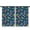 DarkBlue Dinosaurs Stars, variant on Blackout Kids Curtains,DarkBlue Dinosaurs with Shapes Pattern Childrens Insulated Curtains Set Of 2,Bedroom Essentials,Toddler Room Decor 42"x54"