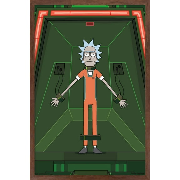 Rick And Morty - Shackled Wall Poster, 22.375" x 34" Framed