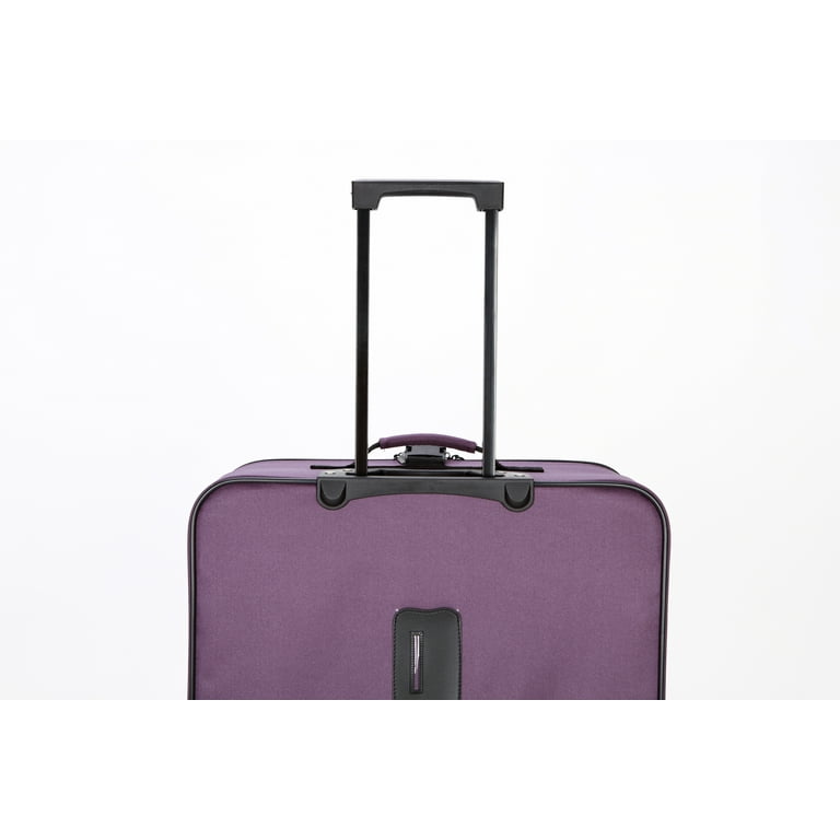 Protege 5-Piece Purple Softside Travel Luggage Set with 2 In-Line