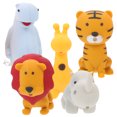 thumbnail image 1 of 5Pcs Flashlight Animal Keychains Key Ring Party Favors for Kids Boys Girls, 1 of 7