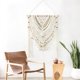 thumbnail image 4 of Colgante de pared de macramé, grandes tapices tejidos, bohemio hecho a mano, telón de fondo de macramé, decoración de pared para bodas, salón, Baoblaze tapiz de macramé tejido, 4 of 8