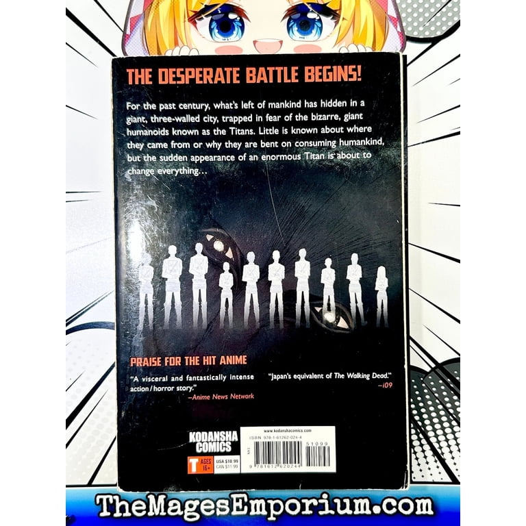 Hajime Isayama, Attack on Titan 1, 9781612620244, Paperback