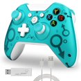 thumbnail image 1 of CNKOO Wireless Blue Bluetooth Double Shock Game Controller for PS3 Xbox, 1 of 1