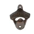thumbnail image 1 of Queilt Cap opener for the wall Vintage "open here" Bronze, 1 of 4