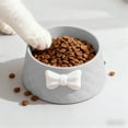thumbnail image 4 of Diamond Bow Pet Bowl, 6" Break-Resistant Pet Feeding and Watering Bowl, 3.15" High, Suitable for Small Cats and Dogs, 4 of 6