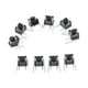 thumbnail image 2 of Botón De Parachoques Con Interruptor Táctil De 10 Piezas Para Negro Sunnimix Botones táctiles del interruptor, 2 of 7