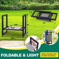 thumbnail image 4 of HOMEPARK Garden Kneeler and Seat, Heavy Duty Foldable Garden Tools  400lbs, Gardening Stools for Seniors Gardeners, Protects Knees and Back, 4 of 8