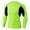 Green, variant on HCURIBAD Compression Shirt Men Men's Tights Stretchy Quick Dry Long Sleeve Athletic Fitness Clothing Long Sleeve Compression Shirt Gym Shirts Men Mens Workout Shirts Black M