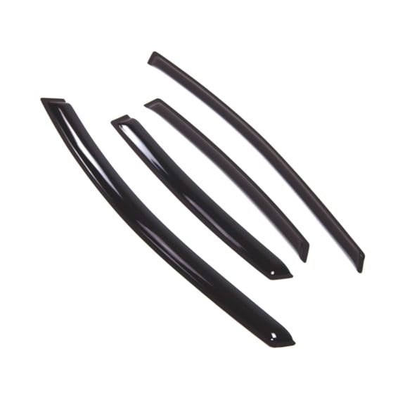 Tuningpros WD2-761 Outside Mount Window Visor Deflector Rain Guard Dark Smoke 4 Pcs Set For 2013-2016 Dodge Dart