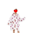 thumbnail image 2 of goowrom Family Cartoon Digital Printing Lamb Wool Warm Hooded Blanket, 2 of 10