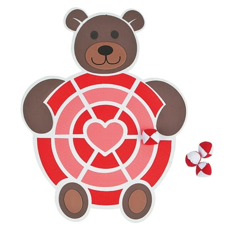 Valentines Day Twister Game Fun Express - Foam Valentine Dartboard for Valentine's Day - Toys - Games - Misc Games - Valentine's Day - 5 Pieces ()