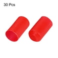 thumbnail image 3 of 30Pcs Heat Shrink End Cap 25mm ID x 50mm L 2.5:1 Ratio Heat Shrink Tubing Caps Lined Sealed Waterproof Red, 3 of 5