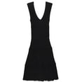 thumbnail image 1 of Altuzarra Robe Midi en Maille Côtelée Noire pour Femmes - G, 1 of 2
