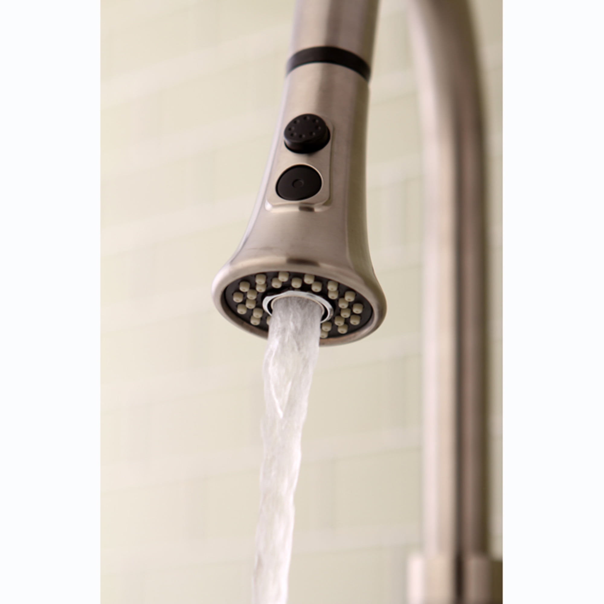 Kingston Brass KDH8728 Pull-Down Kitchen Faucet Sprayer Head, Brushed Nickel