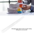 thumbnail image 4 of 100Pcs Spiral Binding Coils Iron 14.3mm 48 Rings 4:1 Pitch 115 Sheet Capacity 360 Degree Rotation Compatible with A4 Paper, 4 of 8
